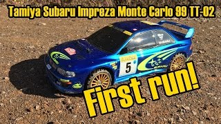 SUBARU IMPREZA MONTE-CARLO '99 TT-02新品 Tamiya Subaru Impreza Monte-Carlo 99 - TT-02 58631