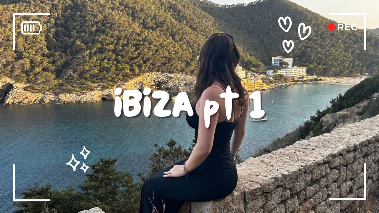 IBIZA TRIP PT 1: Travelling, beach trip, swimming with friends