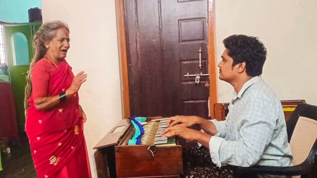 86+ ఏళ్ల వయసులో ఈ అవ్వ ఎలా పాడుతోందో చూడండి|భీమక్క గారు వి.ఎస్.మాధవ గారి అమ్మగారు పద్యం |సాయి రాఘవ