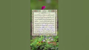 الرحمن علم القران 💛سورة الرحمان بصوت خاشع ⚘حالات واتس اب دينية قصيرة Quran status 🌷