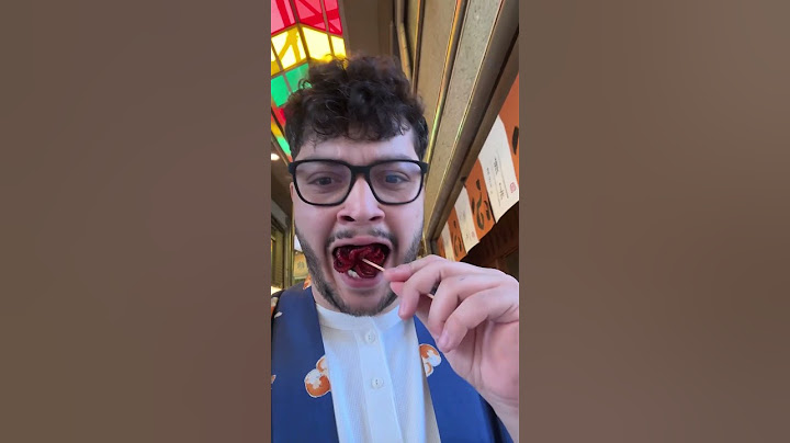 جربت اغرب اكل في اليابان