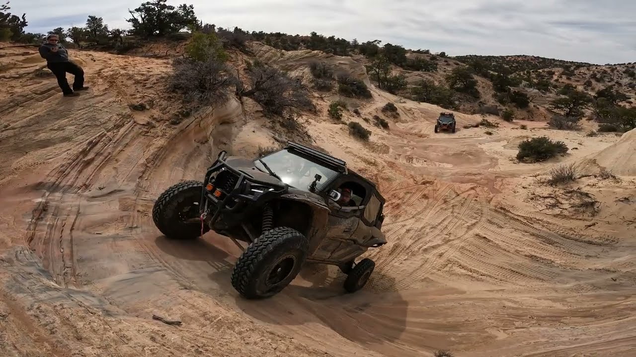 SXS Kanab UT. overlook. Hog Canyon, KRX-4, Can am X3 Max