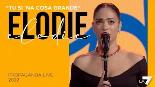 Video thumbnail of ""Tu si 'na cosa grande" - Elodie canta Domenico Modugno"