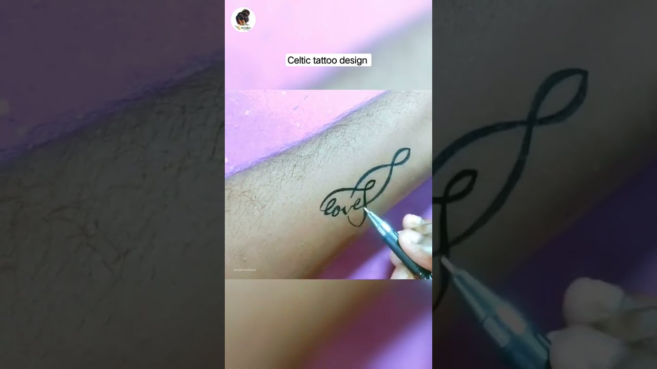 Celtic tattoo design for women 