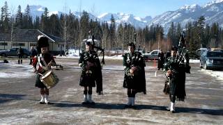Canadian Bagpipes - Green hills of tyrol / When the battle is over