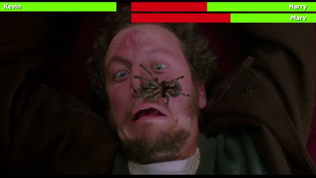 Home Alone (1990) Final Battle with healthbars | MWH