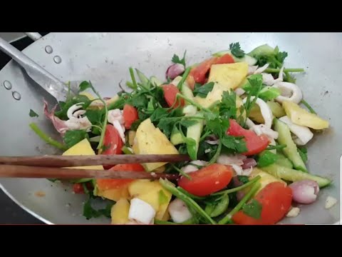 ycantho New CÁCH LÀM MỰC XÀO THẬP CẨM CHUA NGỌT NGON HẾT Ý/ CẦN THƠ TÔI YÊU