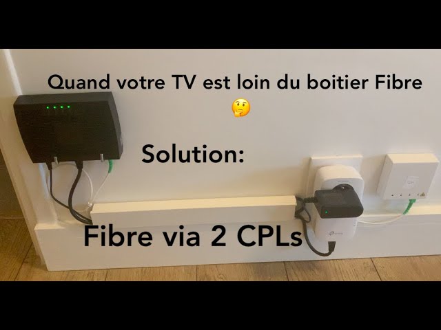 Boitier CPL Netsocket 200+ LEA avec prise électrique gigogne