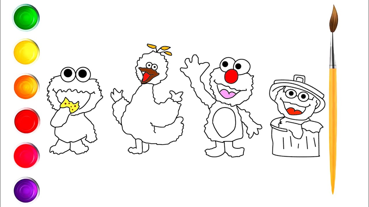 how-to-draw-sesame-street-characters-drawing-and-coloring-for-kids