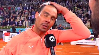 Rafael Nadal EMOTIONAL Interview After Loss