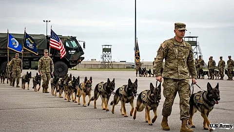 Best US Army Dogs Training | Powerful K9 Military Exercises..