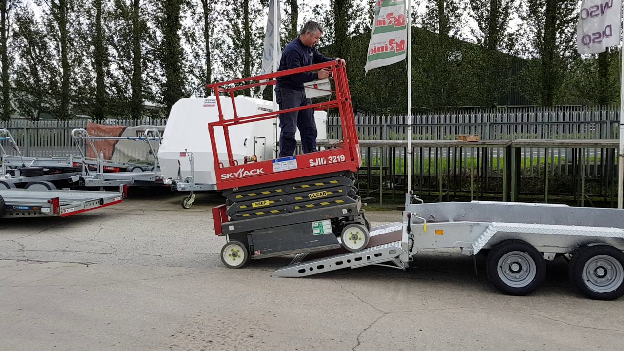 Scissor lift trailer for sale YouTube