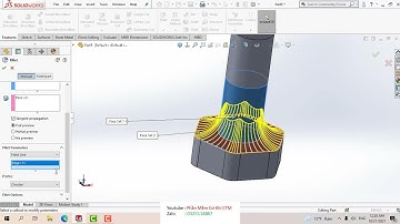 Hướng dẫn bo vát cạnh nâng cao trong Solidworks với Lệnh Fillet # 24