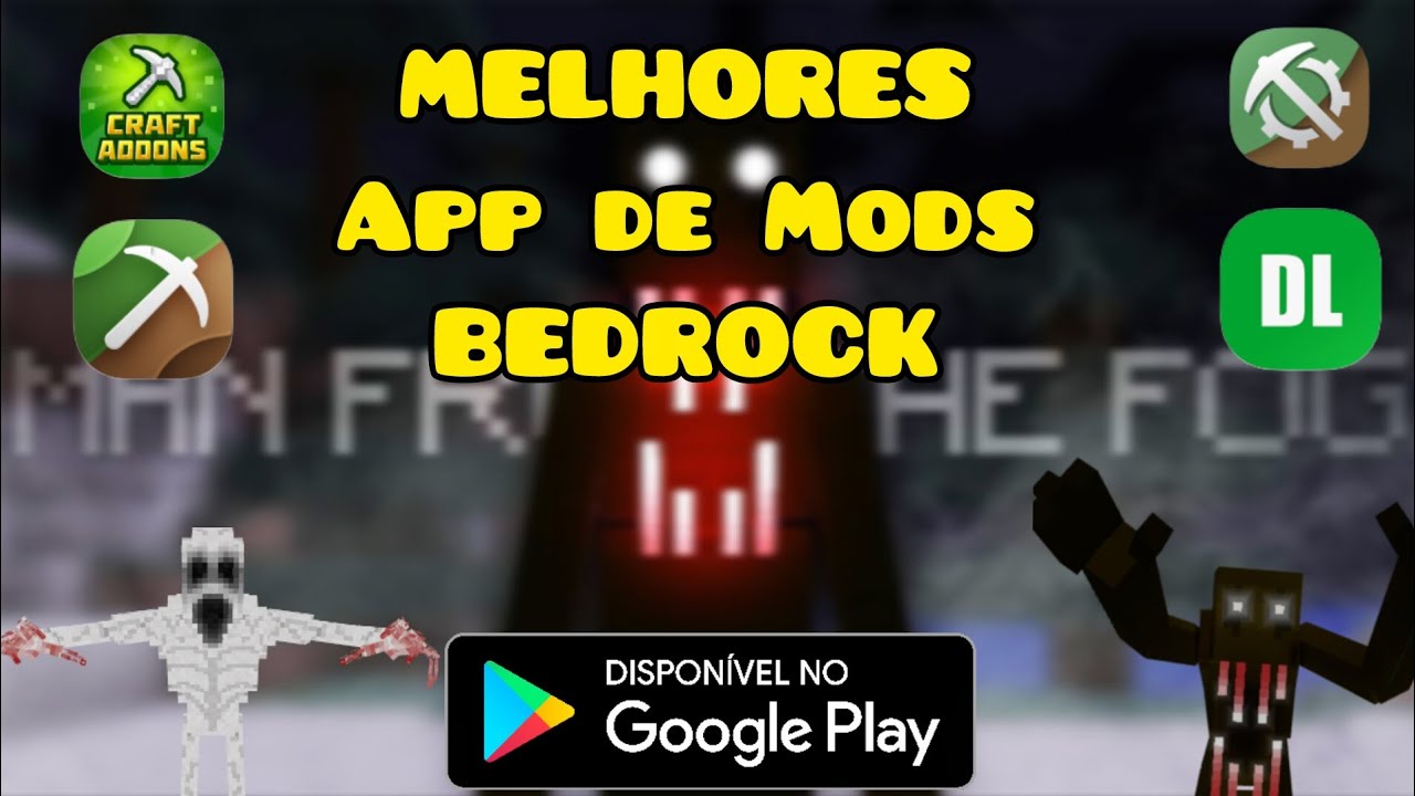 MELHORES APPS DE MODS PARA MINECRAFT BEDROCK!