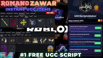 Free UGC/Items Script Showcase - ROBLOX EXPLOITING