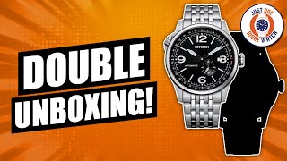 Double Unboxing! Citizen Pilot + Mystery Watch......