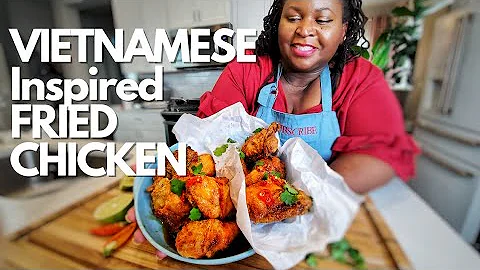 Ninja Foodi Grill Air Fried Vietnamese style Fried Chicken inspired by @Marionskitchen