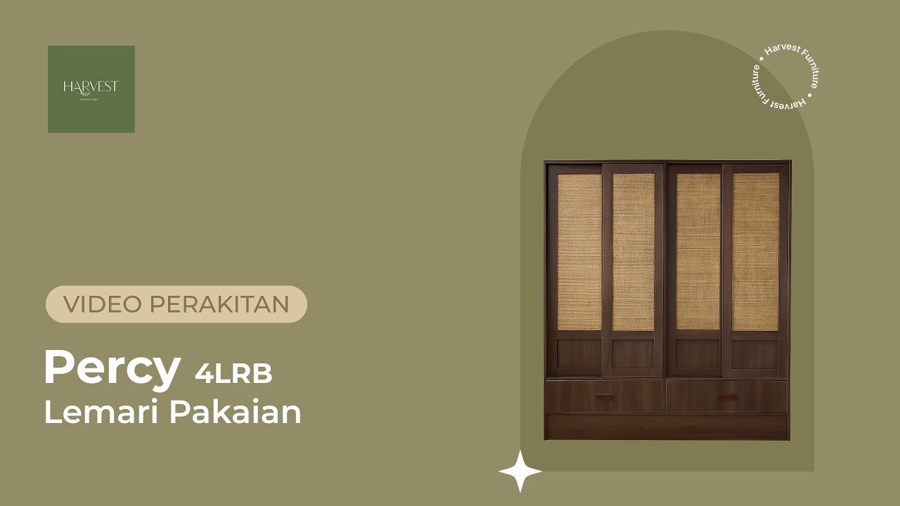 Tutorial Perakitan Lemari Pakaian 4 Pintu 4LRB