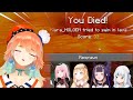 Kiara falls in lava, dies then drowns herself【Hololive-EN Minecraft】【ALL POVs】