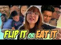 FLIP IT OR EAT IT CHALLENGE WITH TEAM PAYAMANSION!! (LAPTRIP HAHA) SINURPRESA KO ANG ATE KO!!