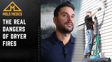 The Danger of Dryer Fires & Clogged Dryer Vents