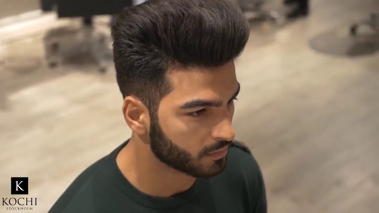 BIG VOLUME Quiff Mens Haircut and Hairstyle 2017 - YouTube