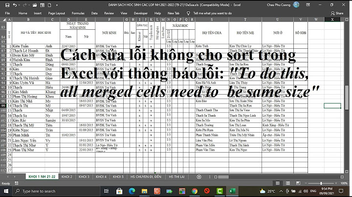 Vì sao sắp xếp tăng dần trong excel bị lỗi năm 2024