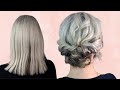 How to do messy updo on short hair