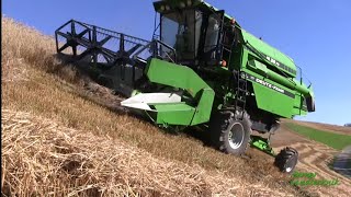 Getreideernte mit Deutz Fahr M35.75 | Extreme Combine Harvester