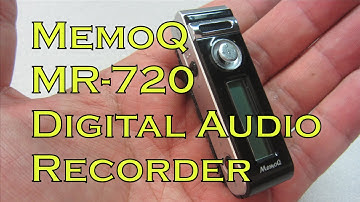 MemoQ MR-720 Digital Audio Recorder