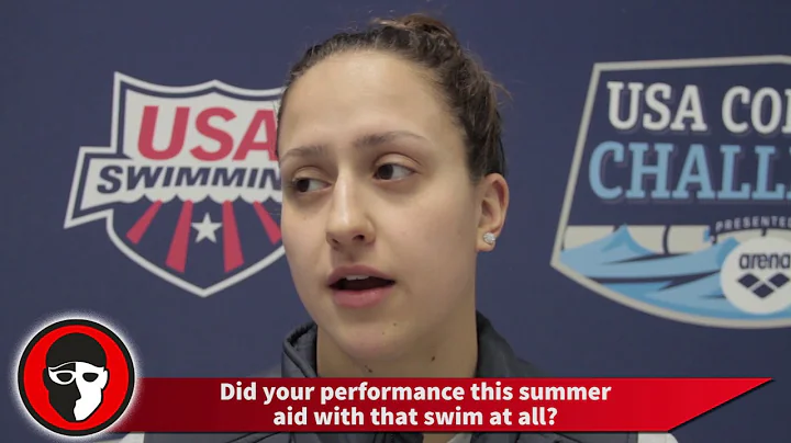 Ali Deloof attributes USRPT to 50.5 100 Back