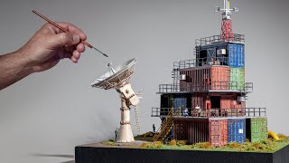 In A Dystopian World, Communications Are Controlled By The Ruling Class | #diorama | #scalemodel