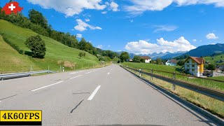 Driving in Switzerland - Wil to Nesslau-Krummenau - 4K60 Road Trip