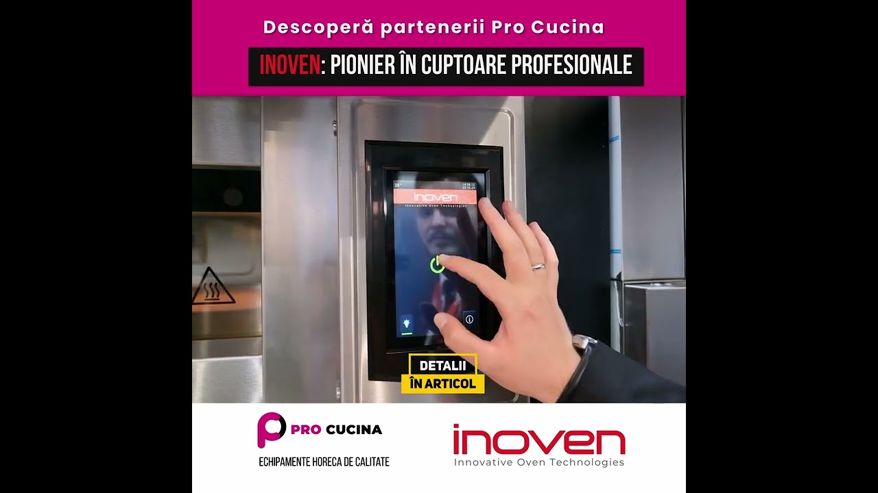 Inoven aduce în România cuptoare profesionale prin parteneriatul exclusiv cu Procucina. 🥐