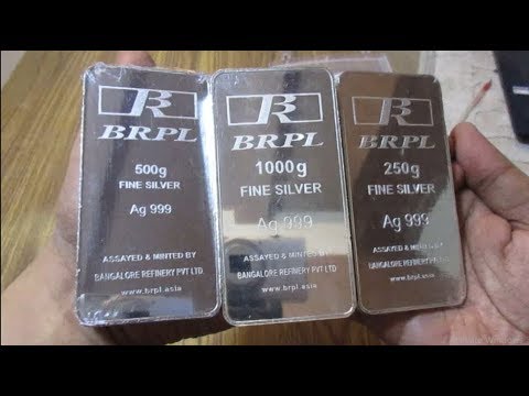 Flipkart Unboxing 1000gm (1 Kilo) BRPL Silver Bar Purity 999