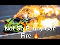 Funny Car Fires Are Not So Funny. Huge Explosion. The Parts Plus Team Jumped In To Help.