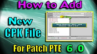 [PES 2016] How to Add CPK file for Patch PTE 6.0 and 7.0 (FIFA 2017 Graphic Menu)