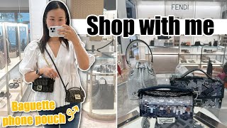 Shop with me at Fendi! ft. Baguette phone pouch bag, New Flip bag thoughts? screenshot 1