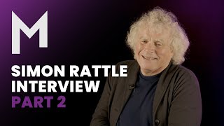 Interview with Sir Simon Rattle #2: Can Conductors Help Orchestras ‘find their voice’? | Marquee TV