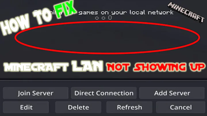 How To Fix LAN World Not Showing Up