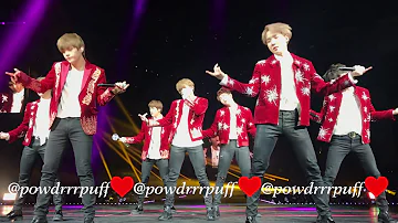 FANCAM - BTS Wings Tour - Short Ment, N.O. , No More Dream, Boy In Luv, Danger, Run - Anaheim 170401