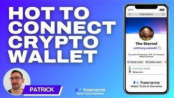 Freename TUTORlAL: How to Connect CRYPTO WALLET