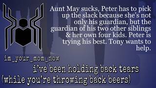Marvel Fanfic i ve been holding back tears while you re throwing back beers - By im