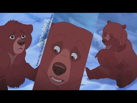 Kenai digs Koda and Anita out of the snow - Brother Bear 2 (HD)