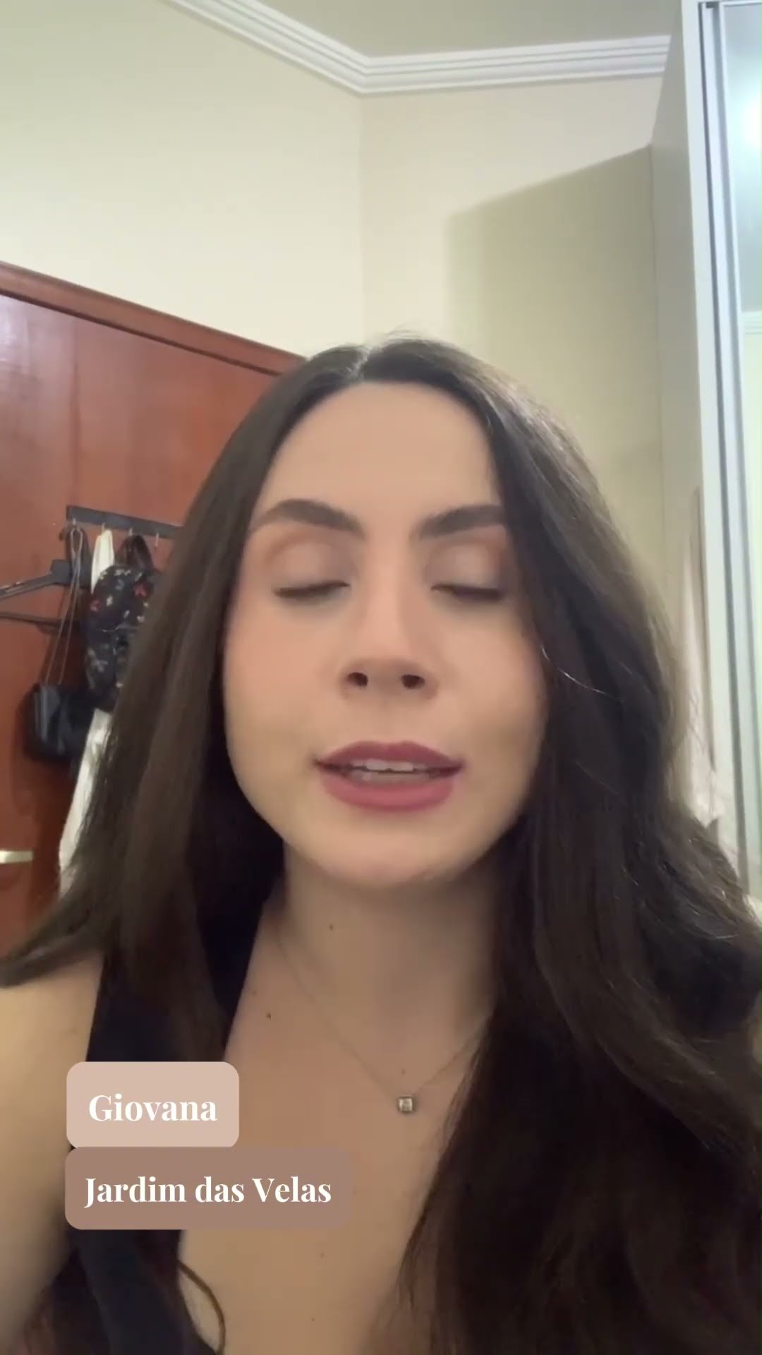 Depoimento em vídeo · Giovanna