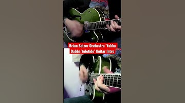 Thumbnail of Brian Setzer Orchestra ‘Yabba Dabba Yuletide’ Guitar Intro #briansetzer #christmas #christmasrocks