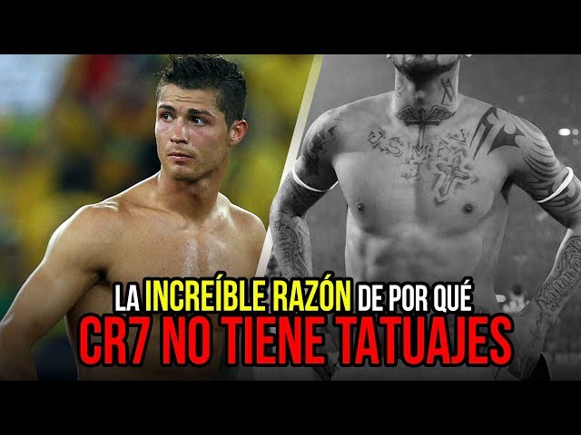 Un aficionado se tatúa la imagen de Cristiano Ronaldo enseñando su