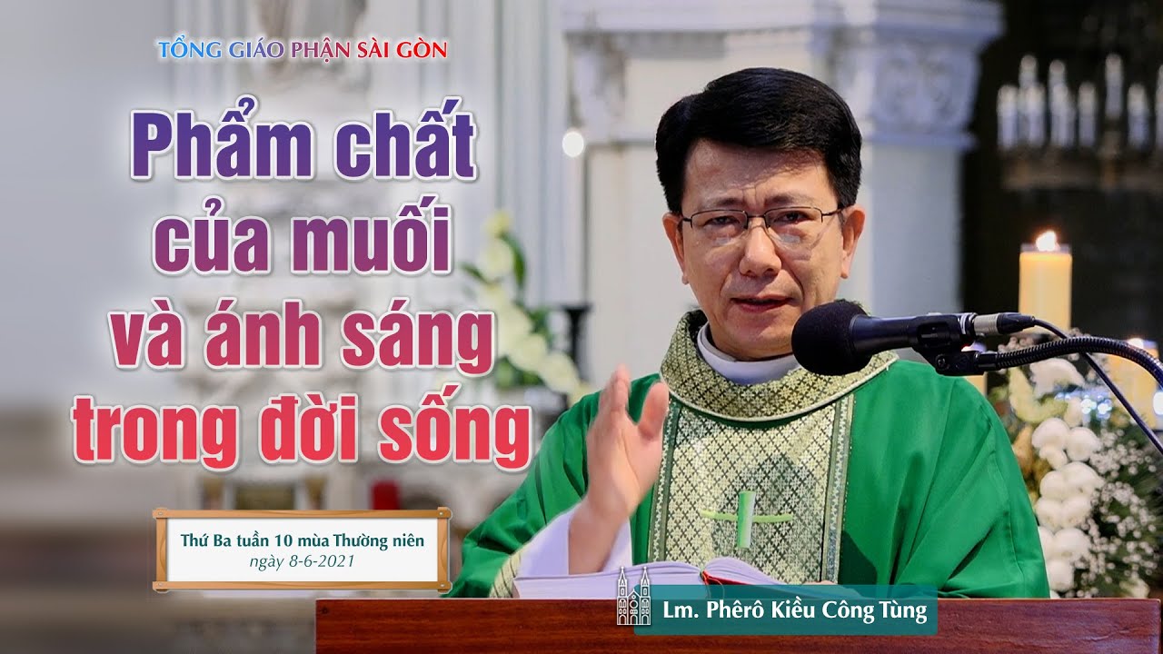 Outline Video Phẩm chất của muối và ánh sáng trong đời sống - Lm. Phêrô Kiều Công Tùng