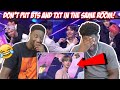 BTS and TXT in award shows | Who let this happen😂 (REACTION)