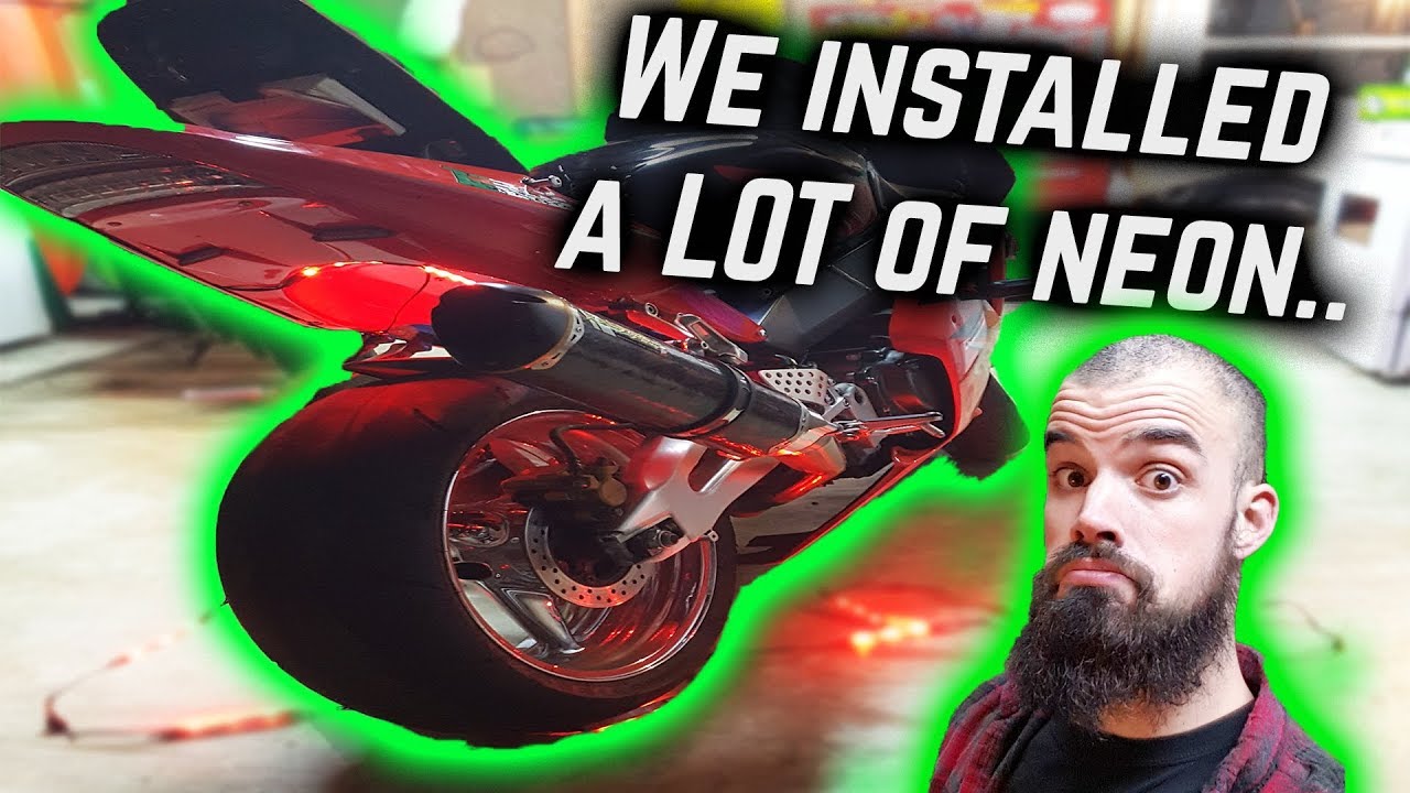 LIGHTING MY CBR UP LIKE A CHRISTMAS TREE! YouTube